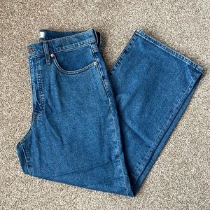 Madewell “The Perfect Vintage Wide-Leg Crop Jeans”, size 29